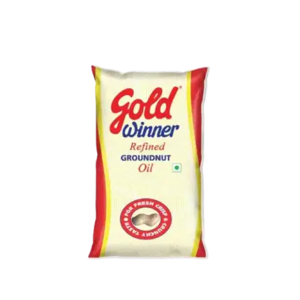 Gold Winner Refined Groundnut Oil 1L Pouch