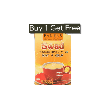 Bakers Swad Badam Drink Mix 1+1