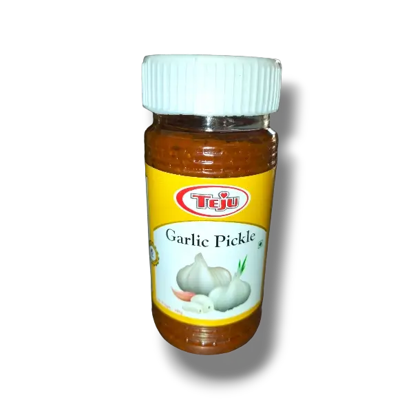PhotoRoom-20230512_161122.webp Teju Garlic Pickle 300g - Image 1