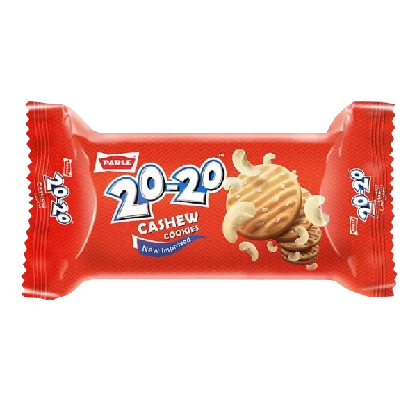 Photoroom-20240705_185008.webp Parle - 20-20 Cashew Cookies ₹5 - Image 1