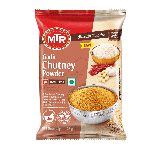 flyerdesign_08102022_171129.png MTR Garlic Chutney Powder 100g - Image 1