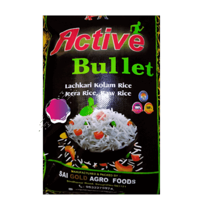 Active Bullet Kolam Steam Rice 26kg