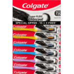Colgate Super Flexi Charcoal 1pc Any Colour