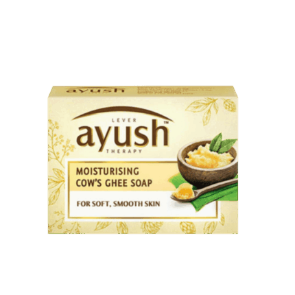 Lever Ayush Moisturizer Cow Ghee Soap