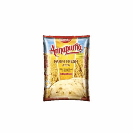 Annapurna Atta - Chakki Whole Wheat Atta 5kg + 500g Extra