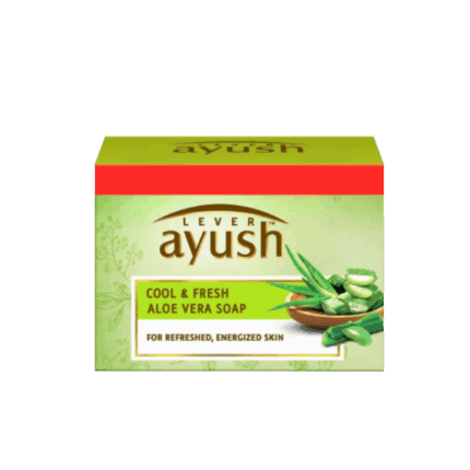 Lever Ayush Cool and Fresh Aloe Vera Soap