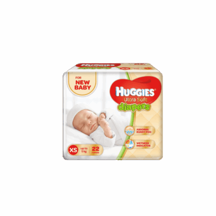 Huggies - For New Born Baby Ultra Soft Diapers XS Upto 5kg