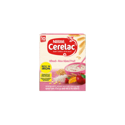 Nestle - Cerelac Fortified Baby Cereal With Milk, Wheat-Rice Mixed Fruit - From 10 Months, 300g 