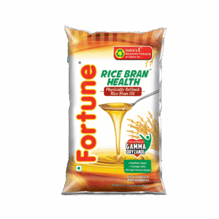 Fortune - Physically Refined Rice Bran Oil 1Ltr Pouch