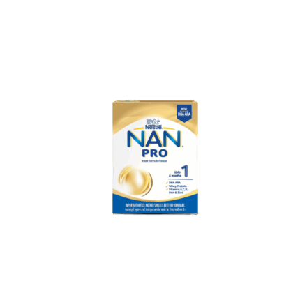 Nestle - Nan Pro 1 Starter Infant Formula Powder - Upto 6 months, Stage 1, 400g