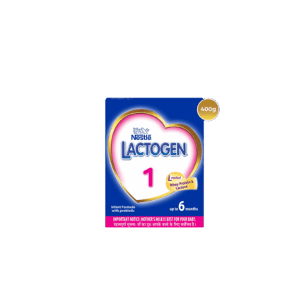 Nestle - Lactogen 1 Infant Formula Powder - Upto 6 months, Stage 1, 400g 