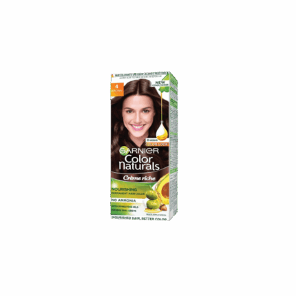 Garnier - Color Naturals Crème hair color, Shade 4 Brown 30g